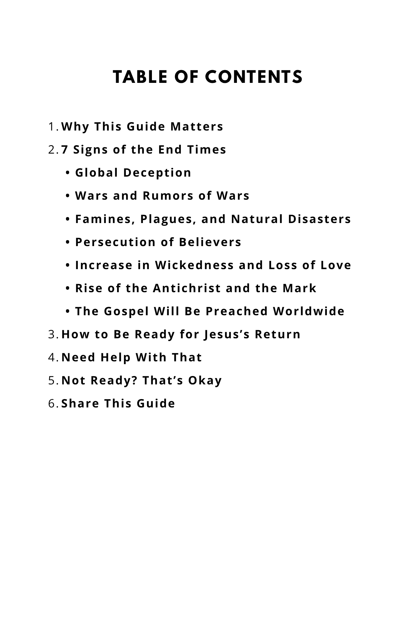 7 Signs of the End Times