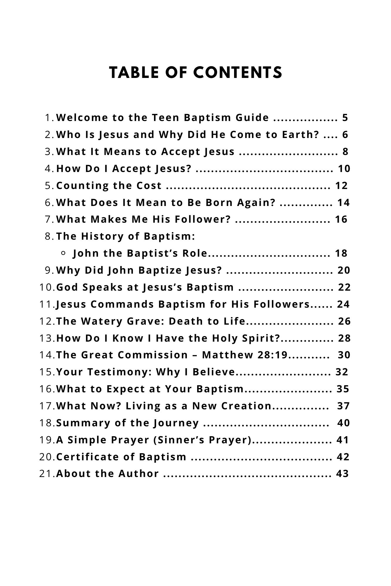 Teen Baptism Guide: What It Means to Follow Jesus