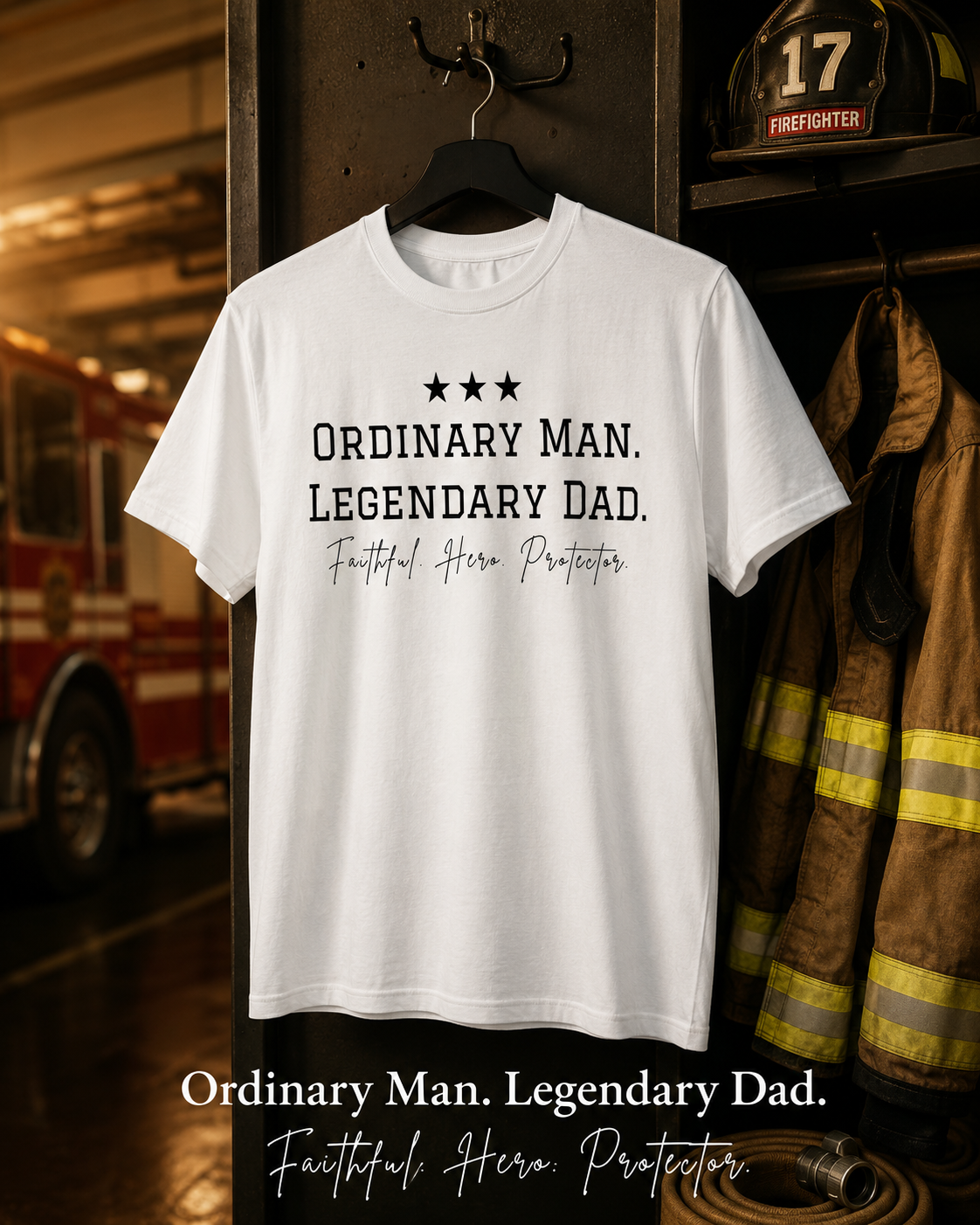 Legendary Dad White T-shirt