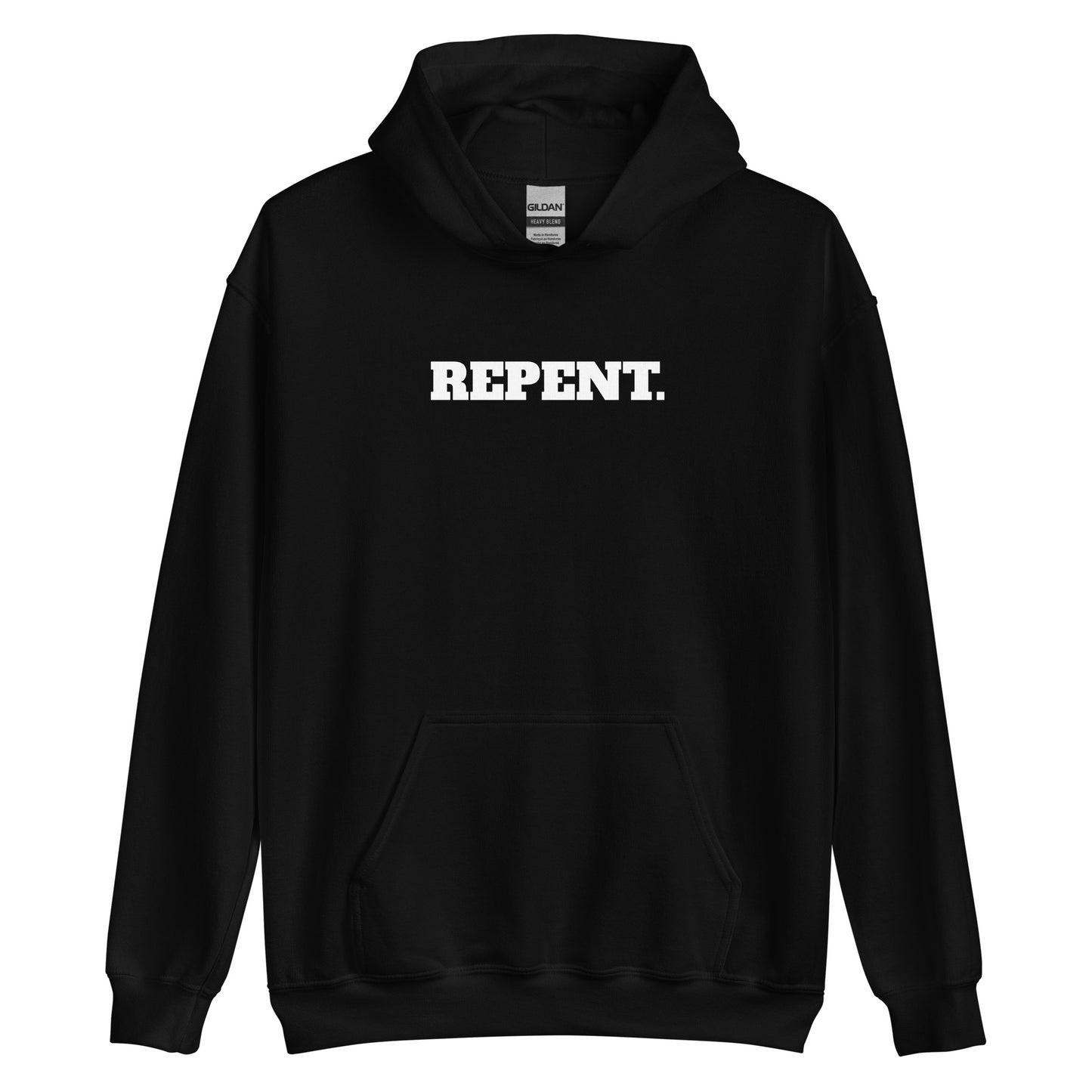 Repent. Mark 1:15 Hoodie - White Lettering