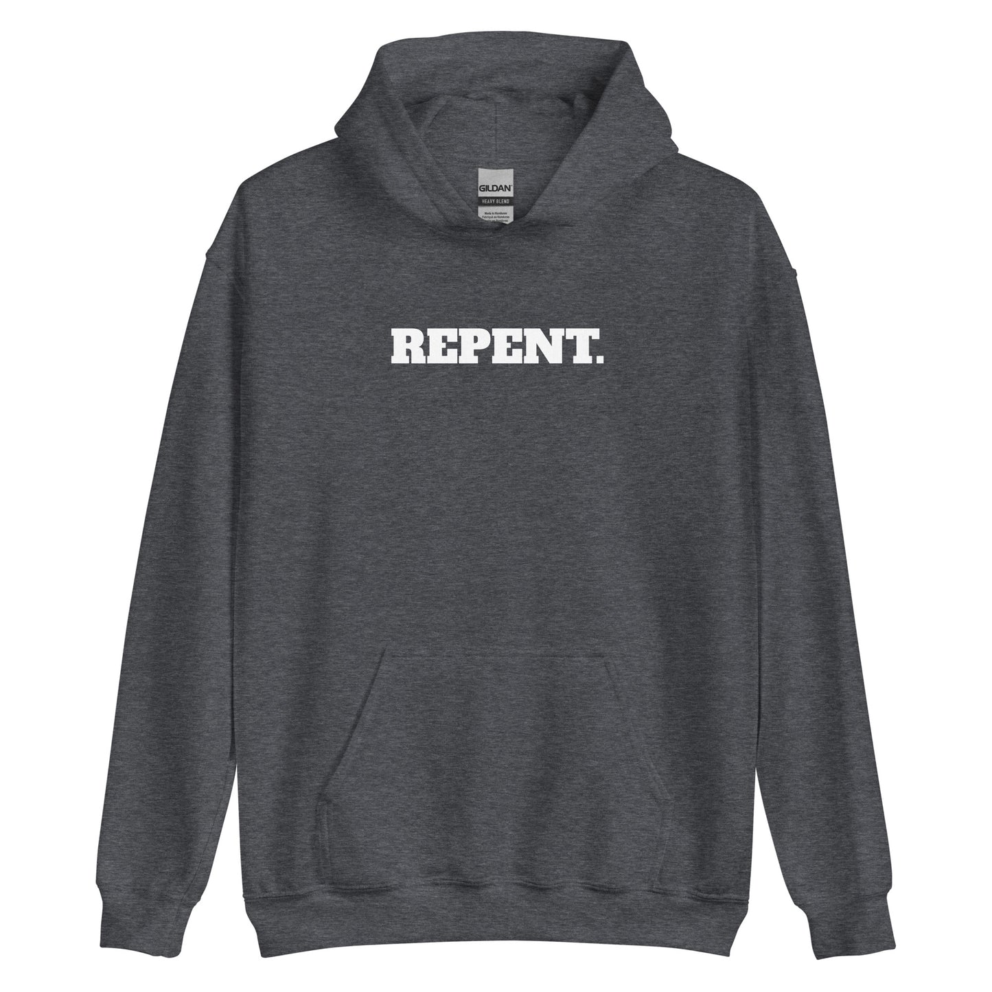 Repent. Mark 1:15 Hoodie - White Lettering