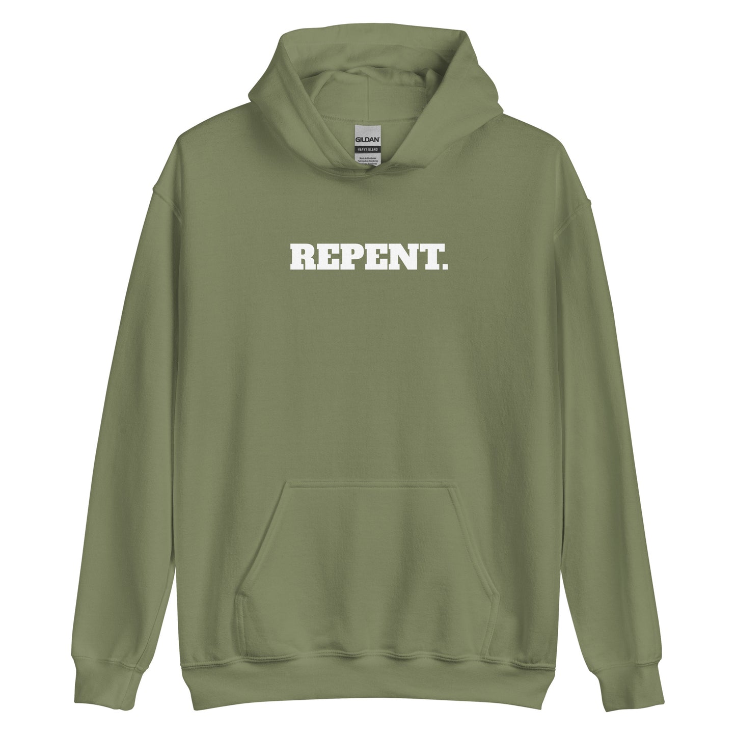 Repent. Mark 1:15 Hoodie - White Lettering