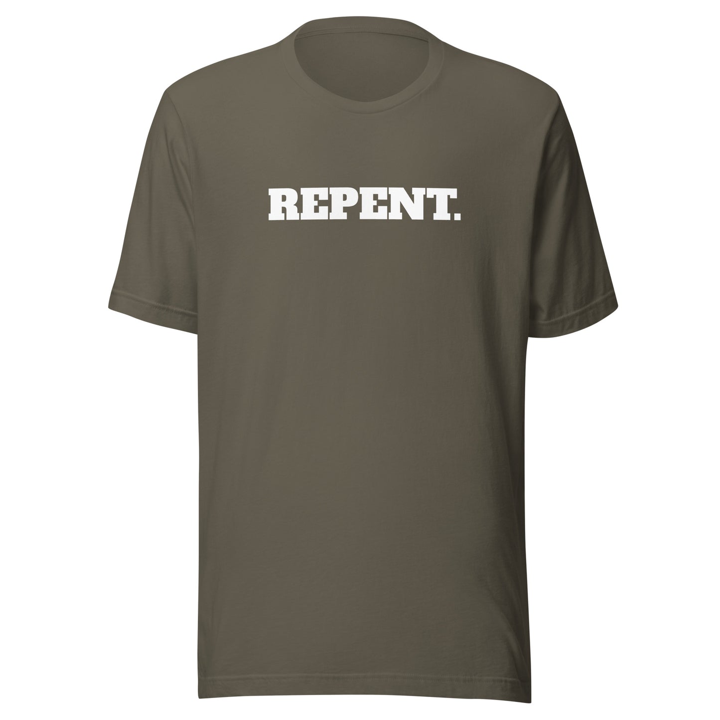 Repent. Mark 1:15 Tee - White Lettering