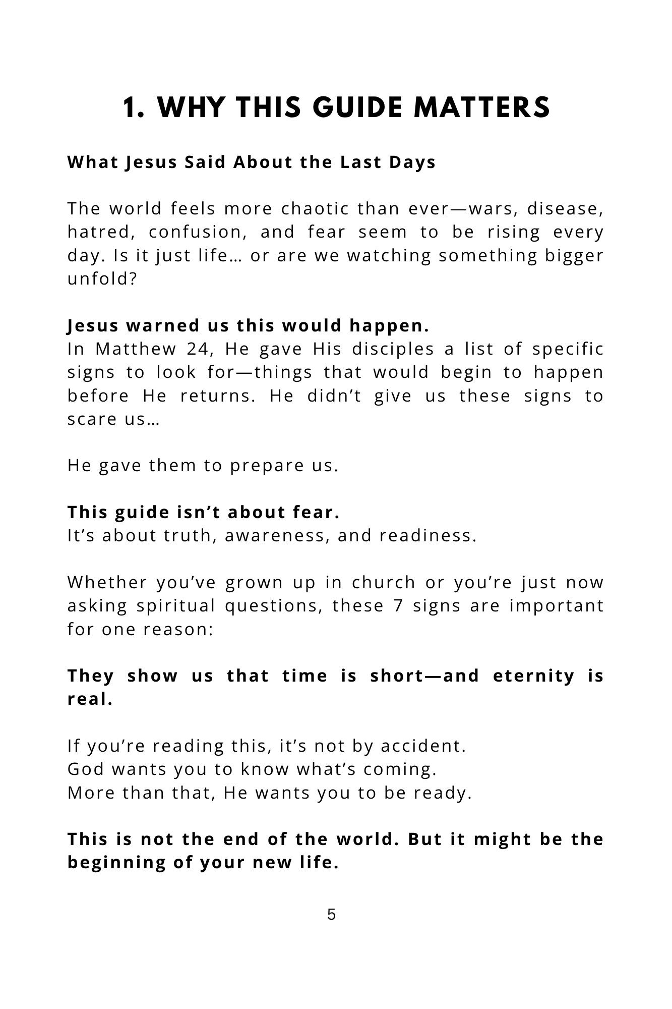 7 Signs of the End Times