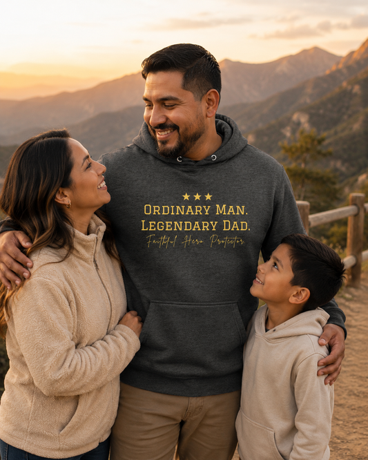 Legendary Dad Charcoal Heather Premium Pullover Hoodie