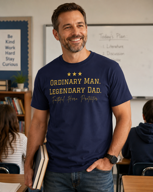 Legendary Dad Navy T-shirt