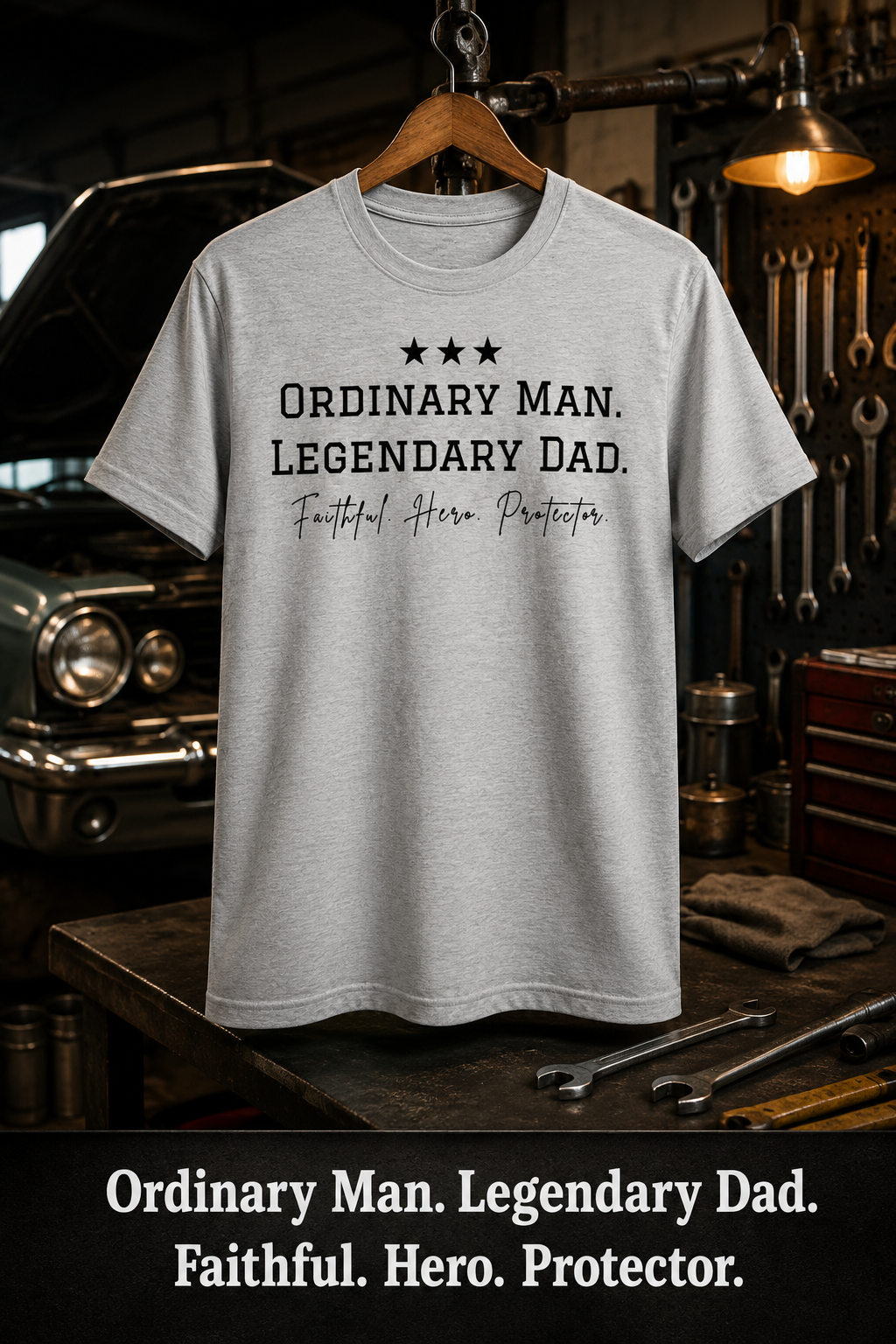 Legendary Dad Athletic Heather T-shirt
