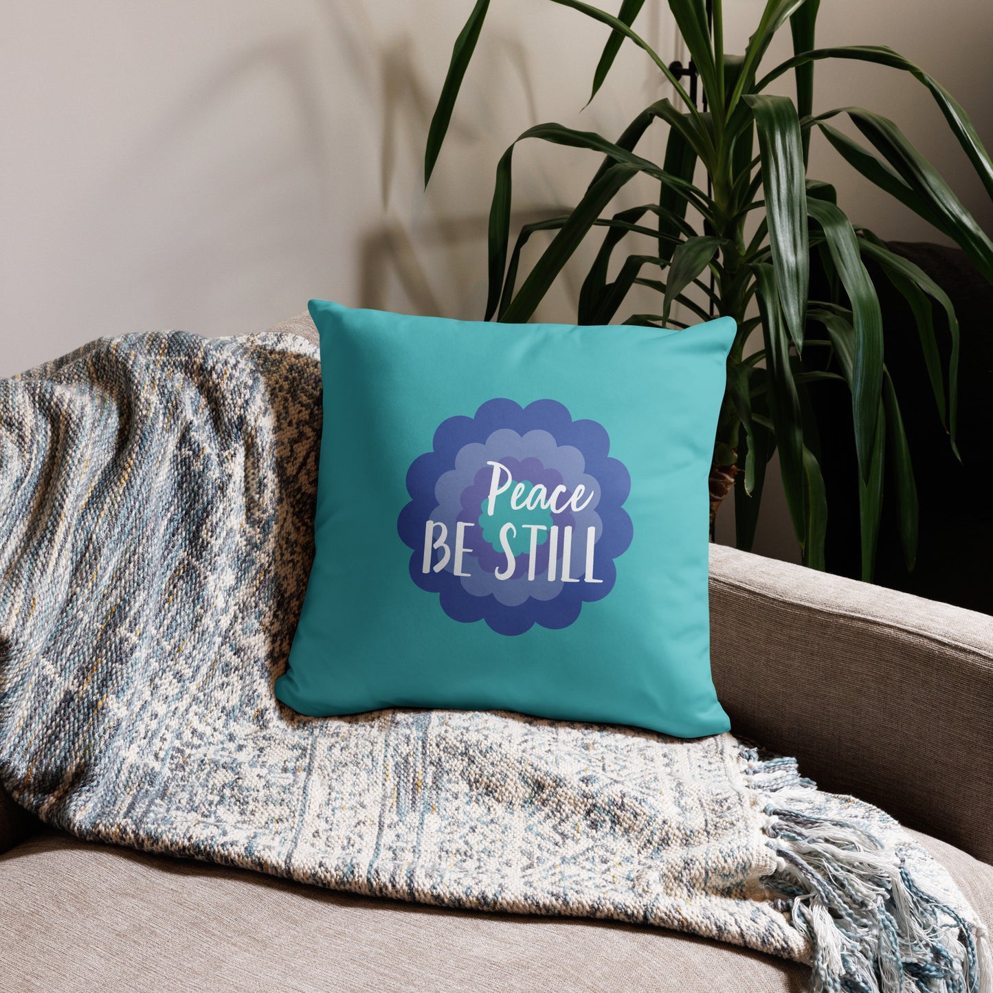 "Peace Be Still" Accent Pillow - 2 Sizes