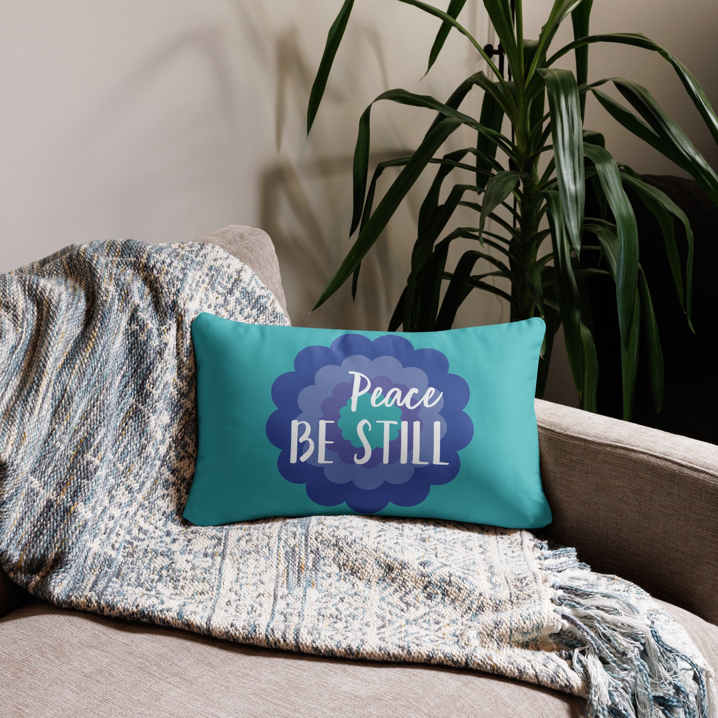 "Peace Be Still" Accent Pillow - 2 Sizes