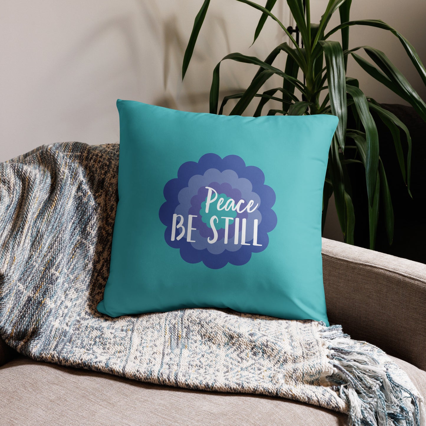 "Peace Be Still" Accent Pillow - 2 Sizes