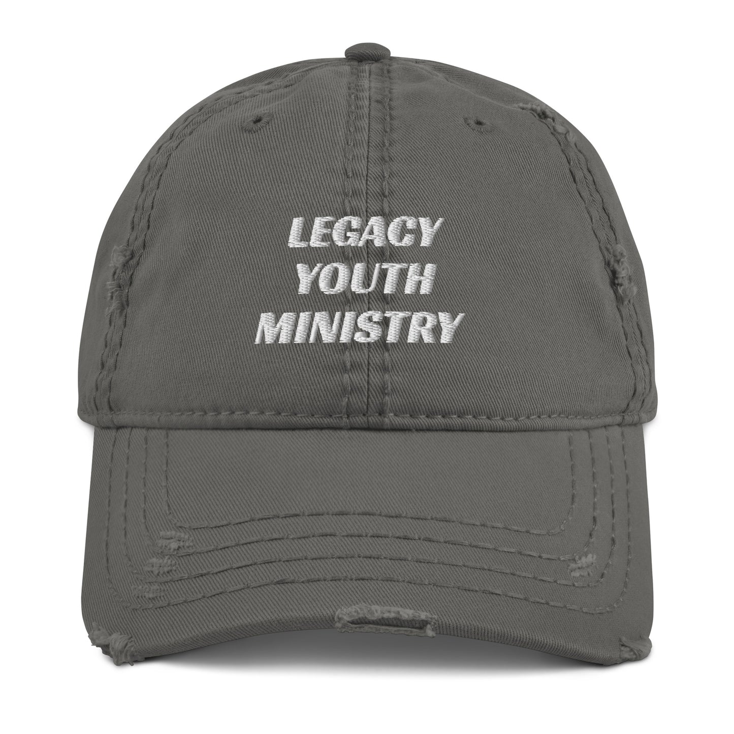 Legacy Youth Ministry Distressed Dad Hat - 4 Colors