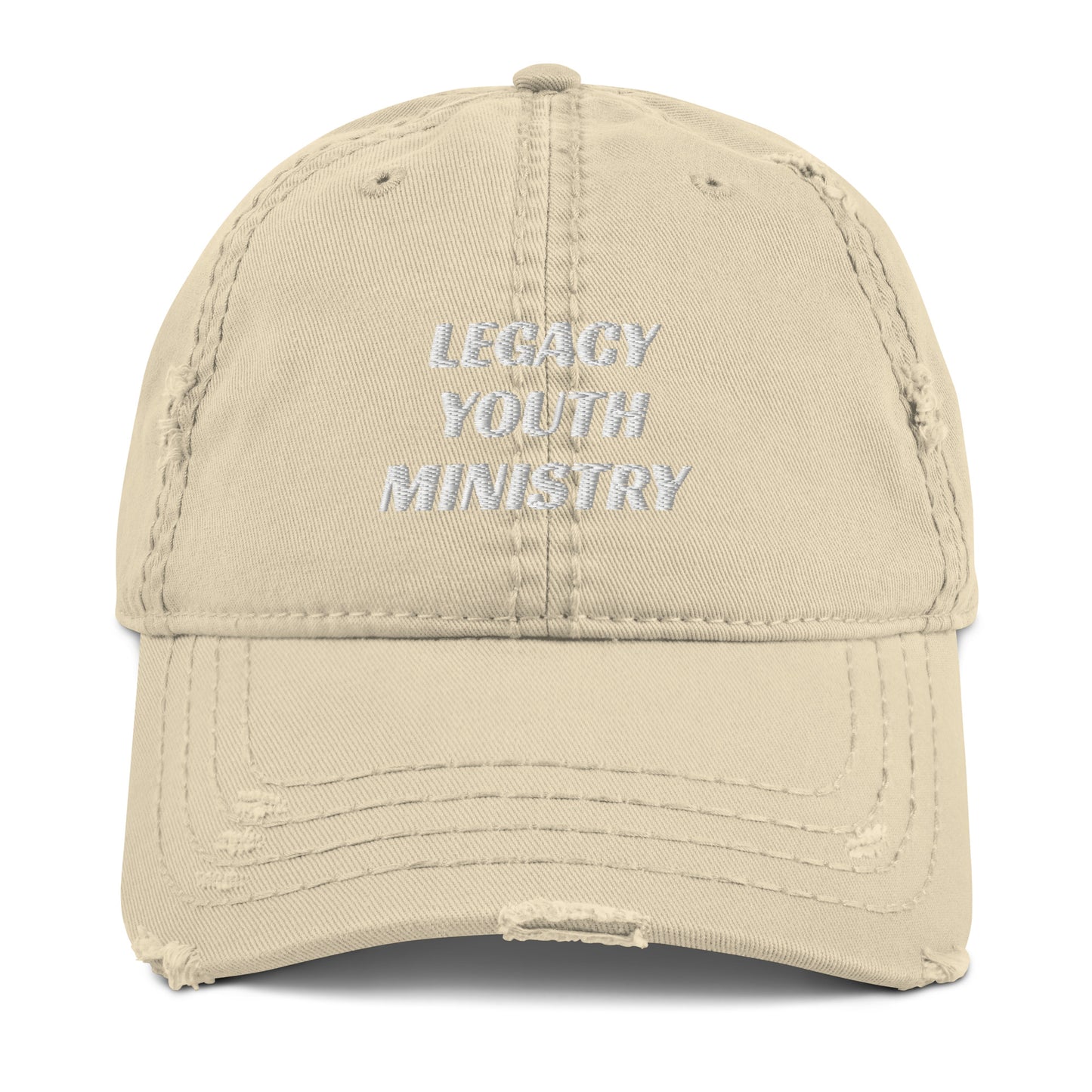 Legacy Youth Ministry Distressed Dad Hat - 4 Colors